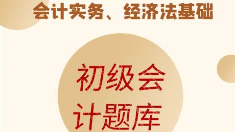 2025年初级会计题库 